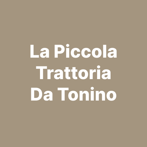 La Piccola Trattoria Da Tonino cashback